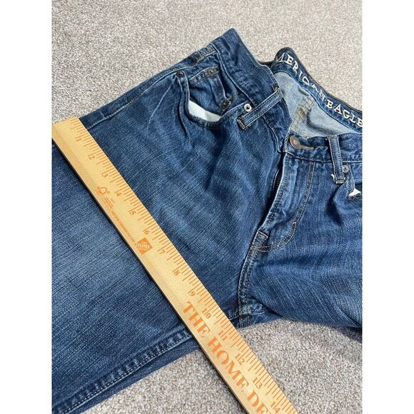 American Eagle original bootcut jeans mens sz 30/30 100% cotton retro Y2K - Picture 6 of 12